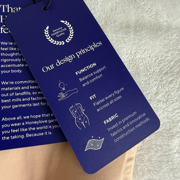 Honeylove Bra Camisole Shapewear Nude‎ 2X Built-In Support Tank NWT - Picture 4 of 13